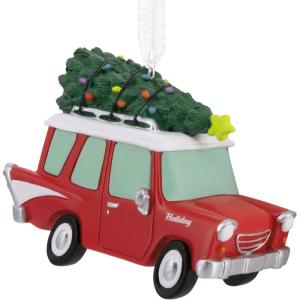 Hallmark Red Pickup Truck Christmas Ornament (0001HGO3102)