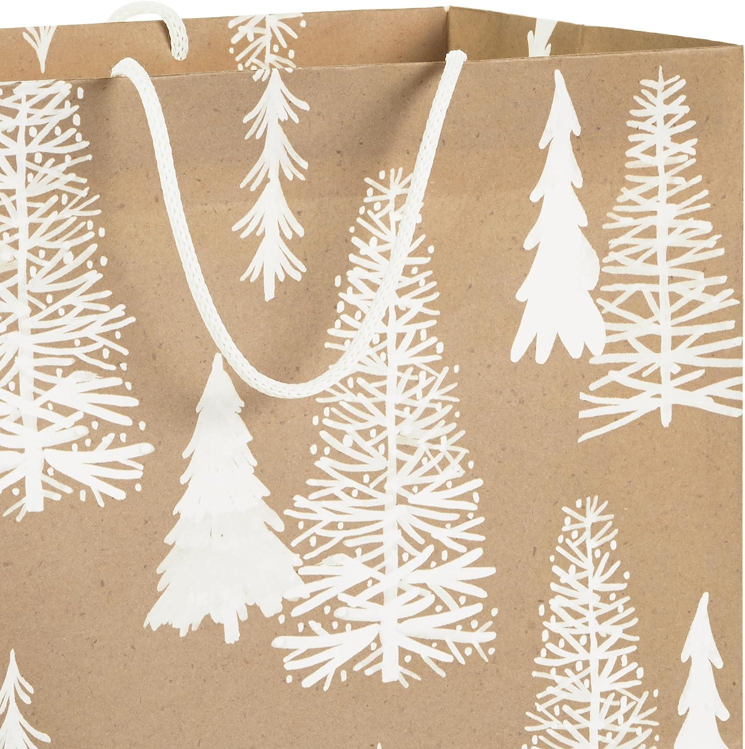 image:imageHallmark Assorted Classic Christmas Gift Bags 8 Bags 2 Small 6 2 Medium 9 2 Large 13 2 Bottle 13 Nutcracker Tree Holly Red and Green Plaid1 count Pack of 8