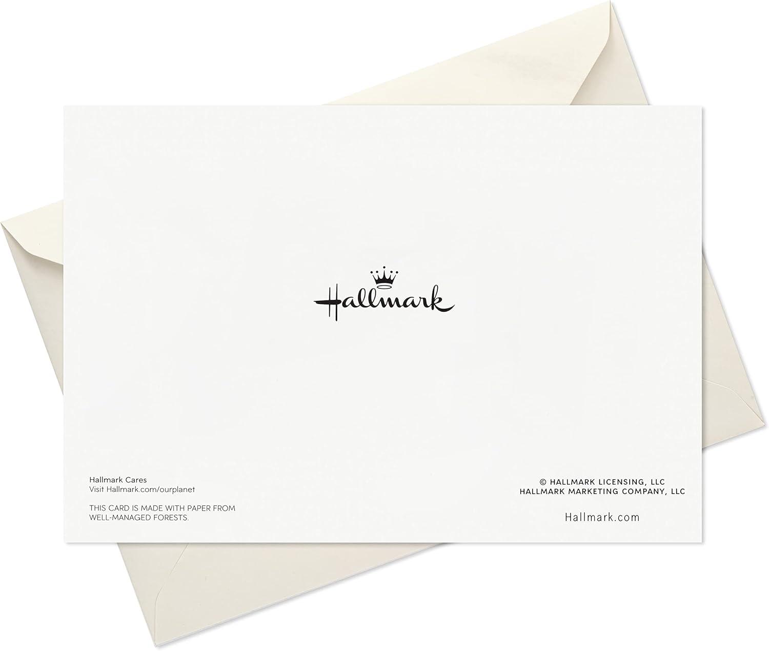 image:imageHallmark Bulk Glittery Holiday Boxed Cards 40 Cards and 40 Envelopes Fa La La Skiing Penguins Donut Pink GarlandRainbow Trees
