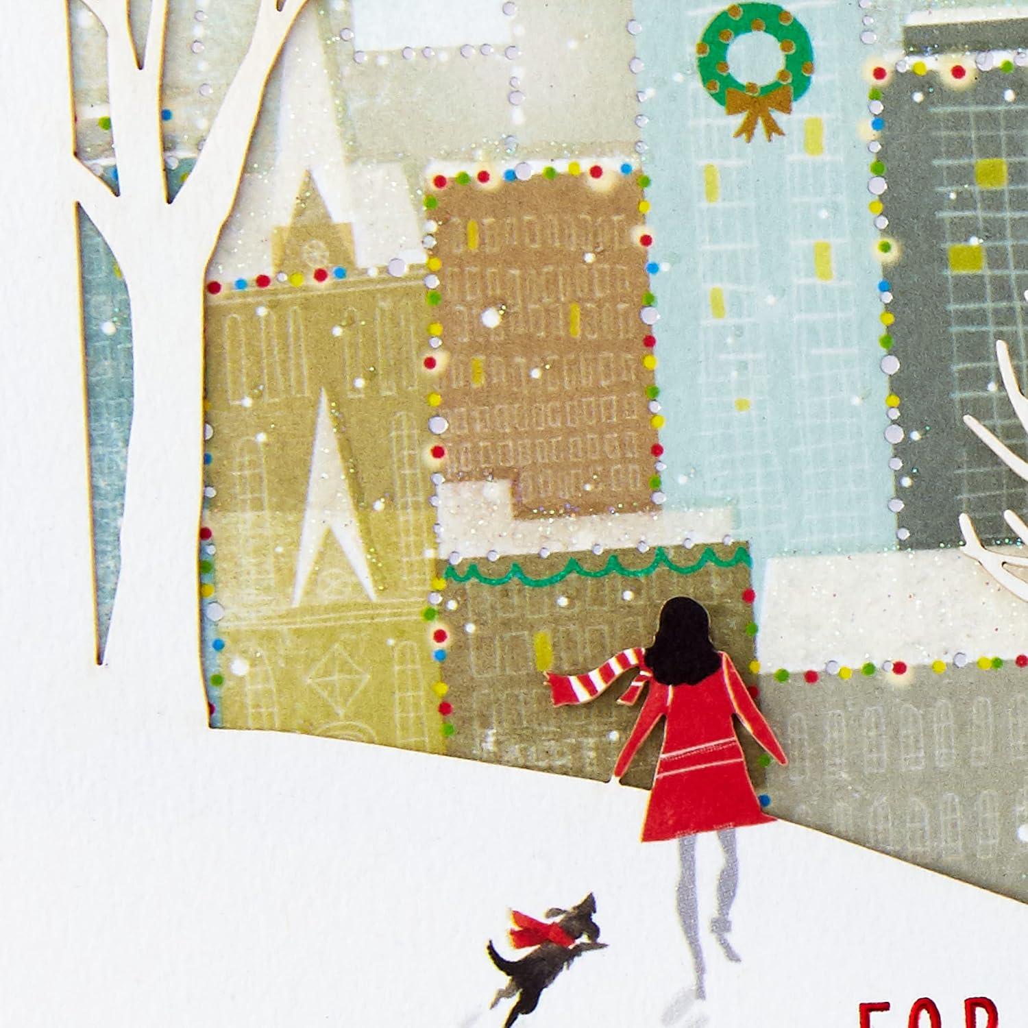 image:imageHallmark Christmas Card for Granddaughter Snowy CityFor Granddaughter Snowy City