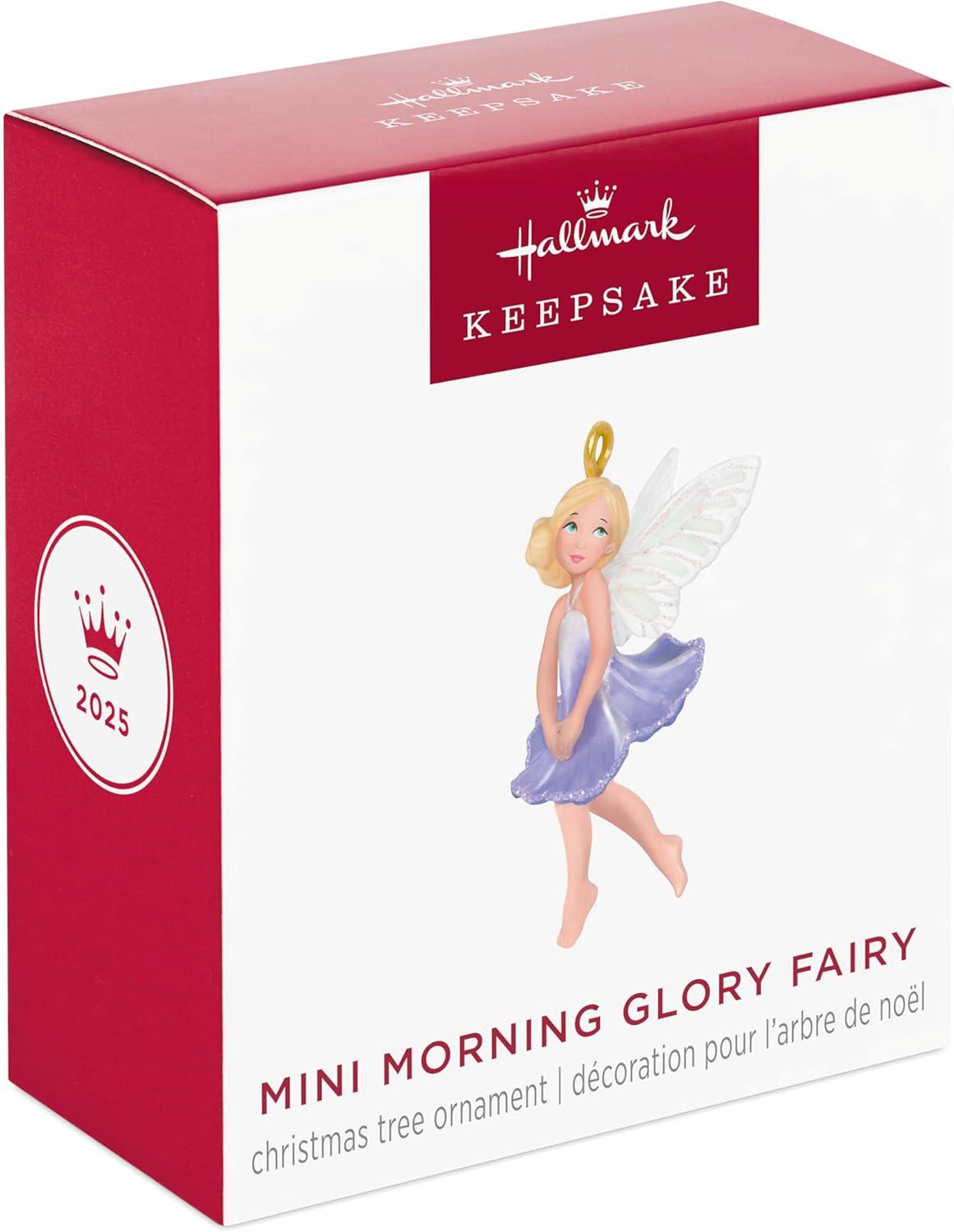 image:imageHallmark Keepsake 112 Miniature Christmas Ornament 2024 Mini Cute Carnation Fairy Gift for HerMorning Glory Fairy