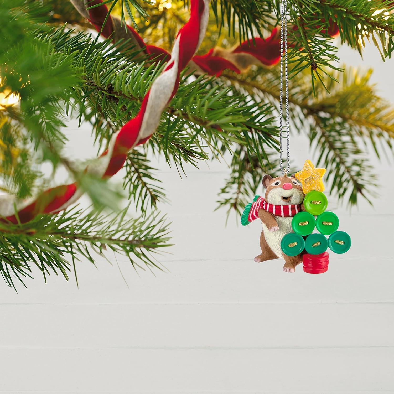 image:imageHallmark Keepsake Christmas Ornament 2024 Cute as a Button Gifts for Animal Lovers2023 Cute as a Button