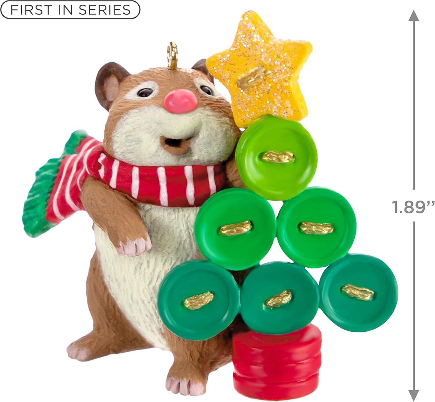image:imageHallmark Keepsake Christmas Ornament 2024 Cute as a Button Gifts for Animal Lovers2023 Cute as a Button