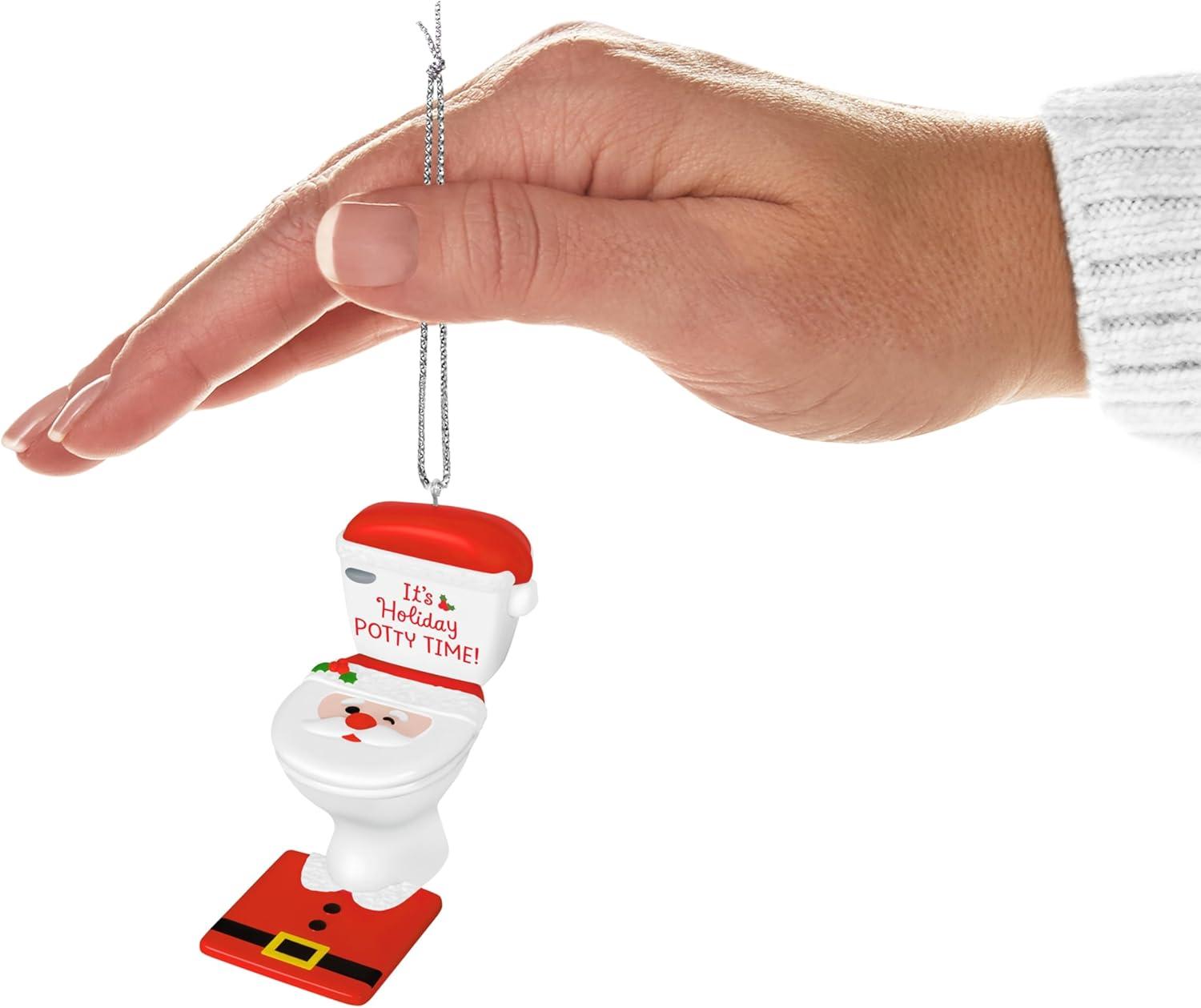 image:imageHallmark Keepsake Christmas Ornament 2024 Its Holiday Potty Time Funny GiftsIts Holiday Potty Time