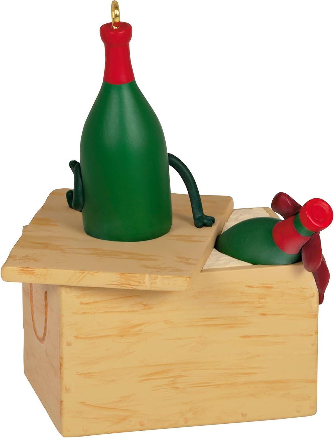 image:imageHallmark Keepsake Christmas Ornament 2024 Muletide Cheer Funny GiftsA Case of Christmas Cheer