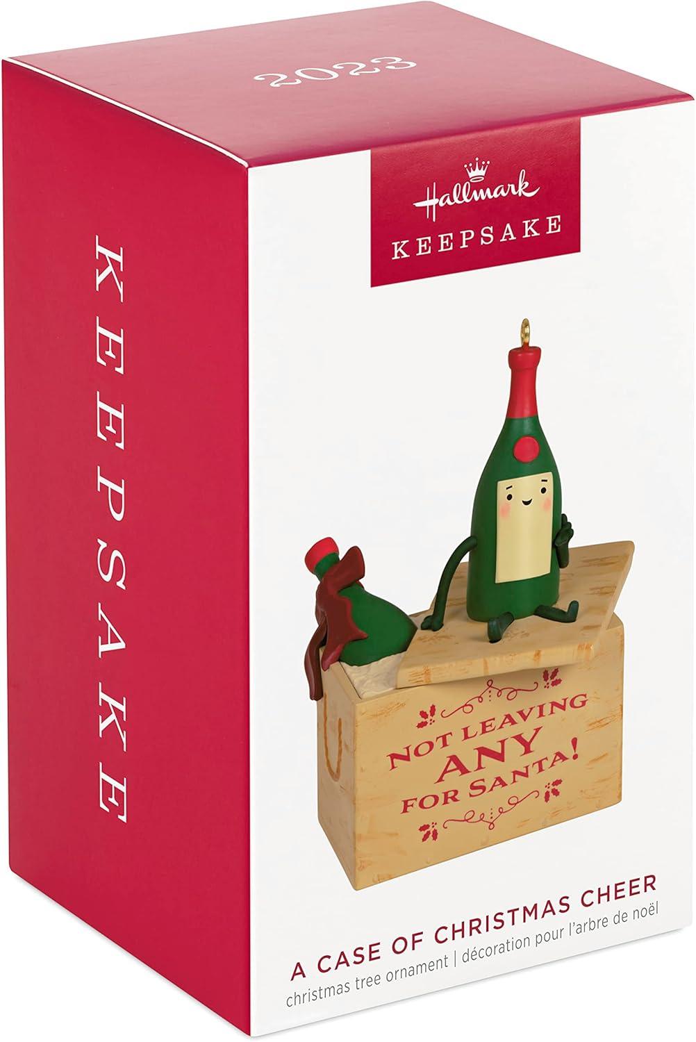 image:imageHallmark Keepsake Christmas Ornament 2024 Muletide Cheer Funny GiftsA Case of Christmas Cheer