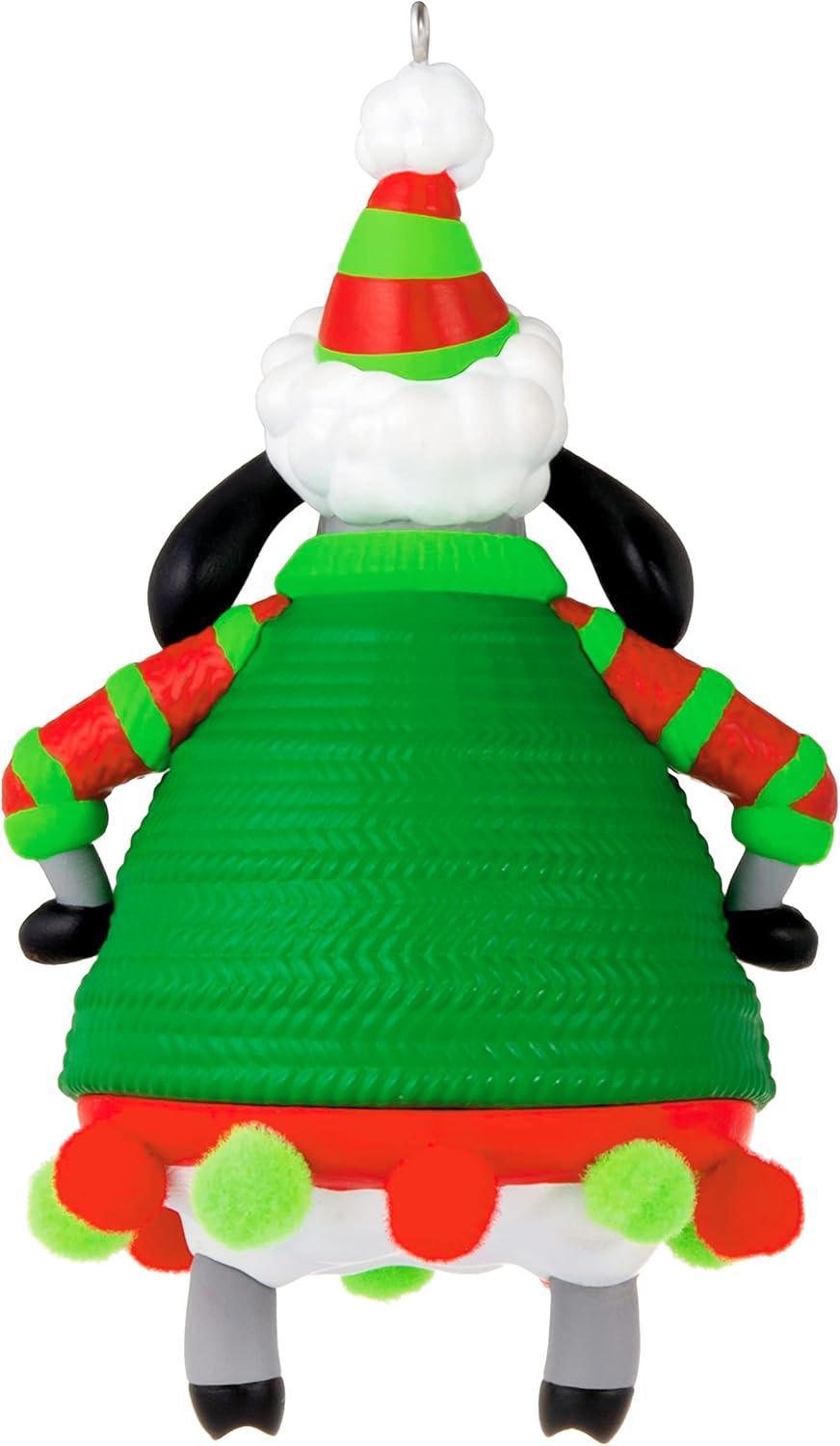 image:imageHallmark Keepsake Christmas Ornament 2024 Muletide Cheer Funny GiftsBaaaaah Humbug