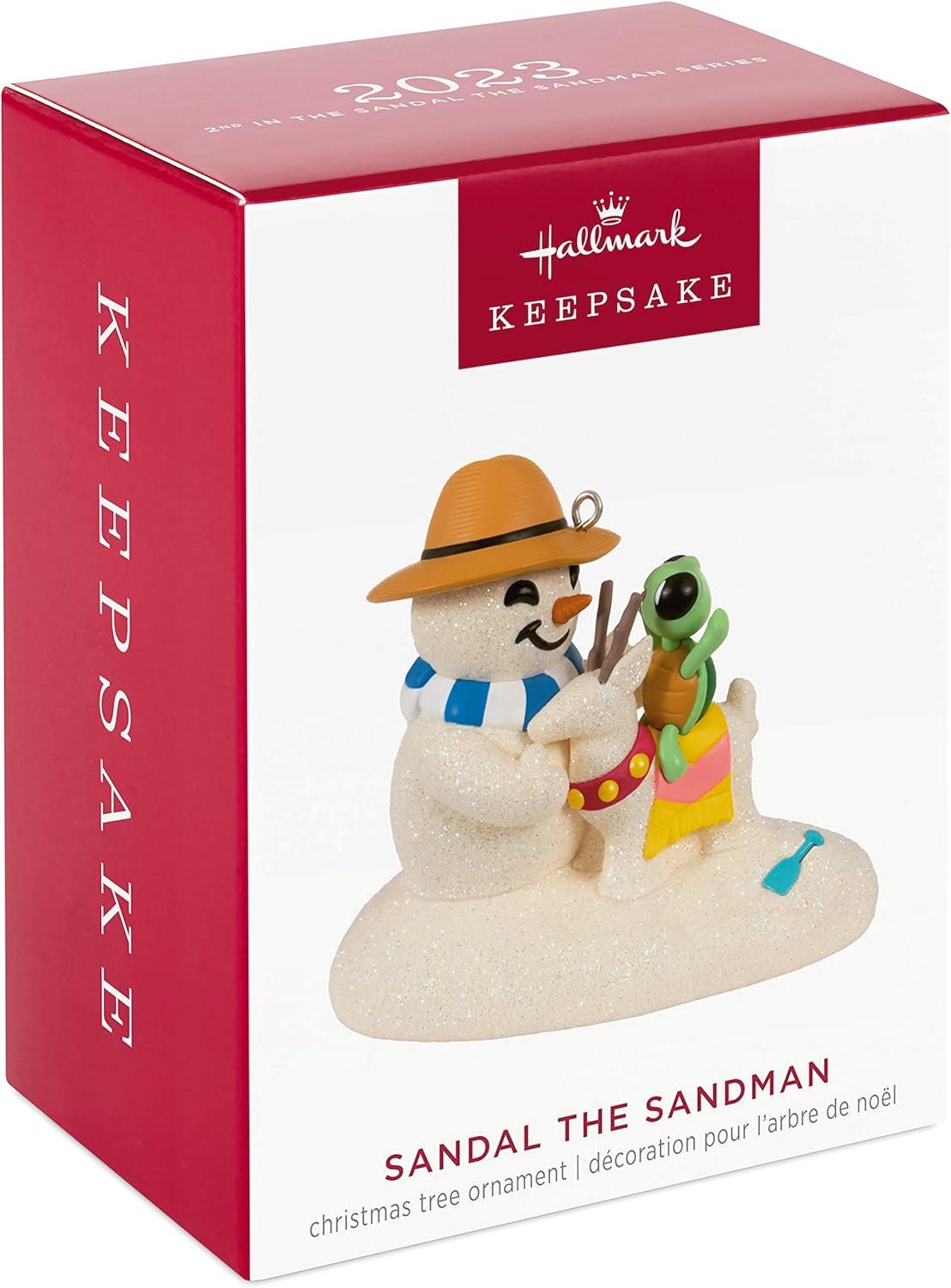 image:imageHallmark Keepsake Christmas Ornament 2024 Sandal the Sandman Snowman Collectors Gifts2023 Sandal the Snowman