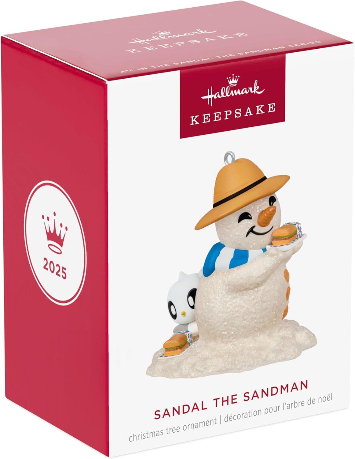 image:imageHallmark Keepsake Christmas Ornament 2024 Sandal the Sandman Snowman Collectors Gifts2025 Sandal the Snowman