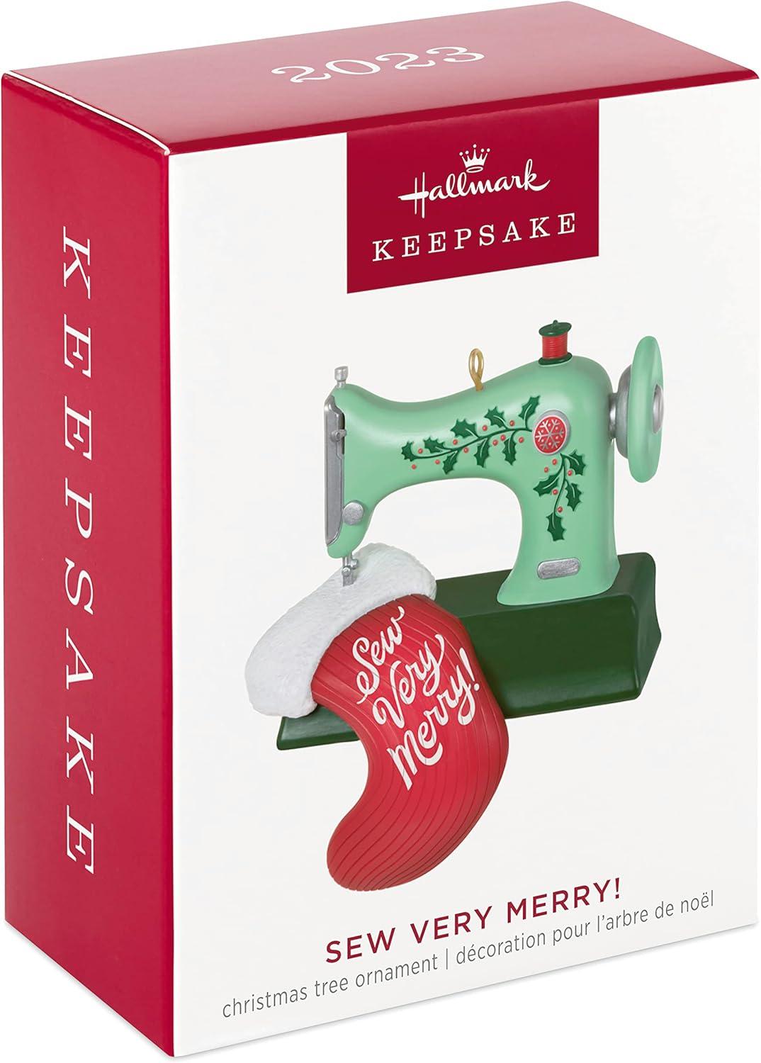 image:imageHallmark Keepsake Christmas Ornament 2024 We Needle Little Christmas Gifts for CraftersSewing Machine
