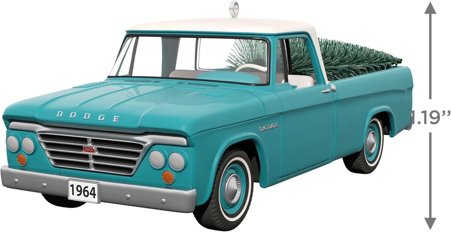image:imageHallmark Keepsake Christmas Ornament 2025 Fire Brigade 1968 Chevrolet Fire Engine 2025 with Light Hobby Gifts1964 Dodge D100