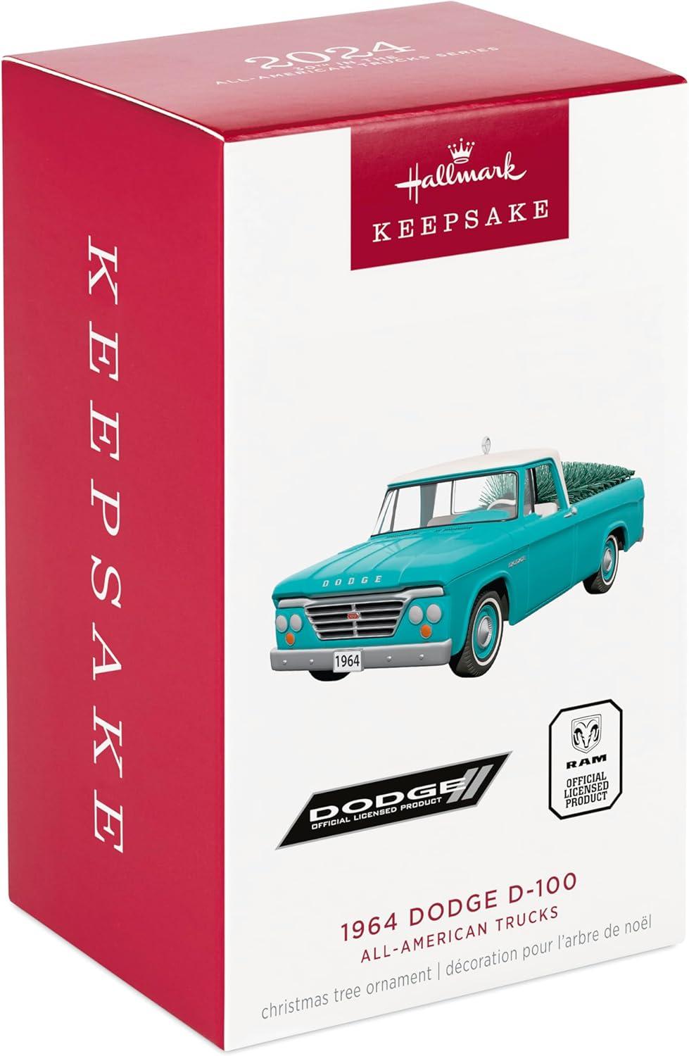 image:imageHallmark Keepsake Christmas Ornament 2025 Fire Brigade 1968 Chevrolet Fire Engine 2025 with Light Hobby Gifts1964 Dodge D100
