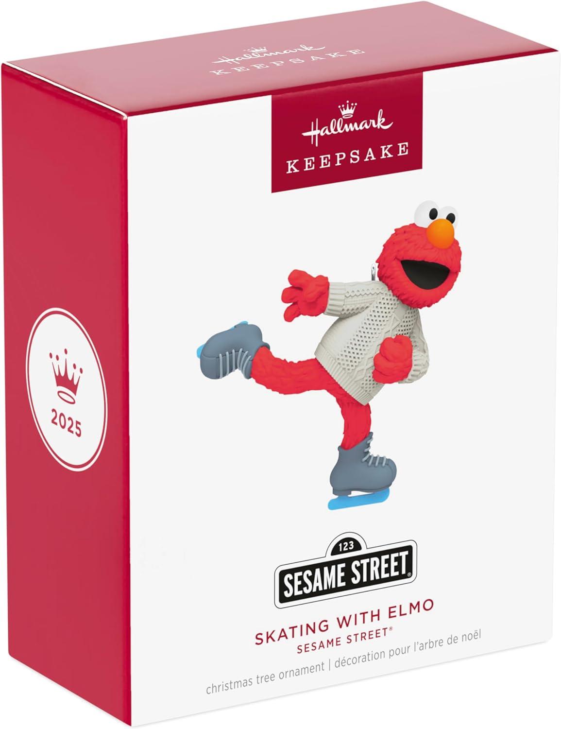 image:imageHallmark Keepsake Christmas Ornament 2025 Sesame Street Skating with Elmo Gifts for KidsSkating with Elmo
