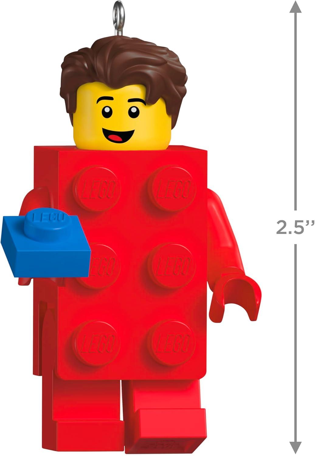 image:imageHallmark Keepsake Christmas Ornament Brick Suit Girl LEGO Minifigure Gifts for LEGO FansBrick Suit Guy LEGO Minifigure