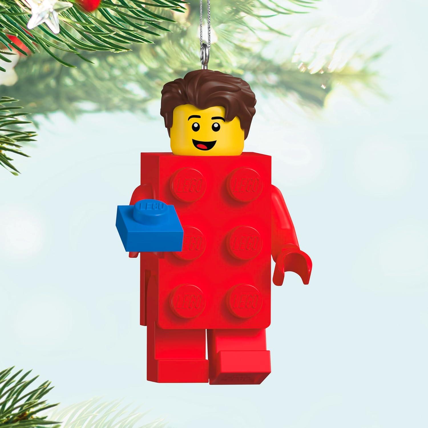 image:imageHallmark Keepsake Christmas Ornament Brick Suit Girl LEGO Minifigure Gifts for LEGO FansBrick Suit Guy LEGO Minifigure