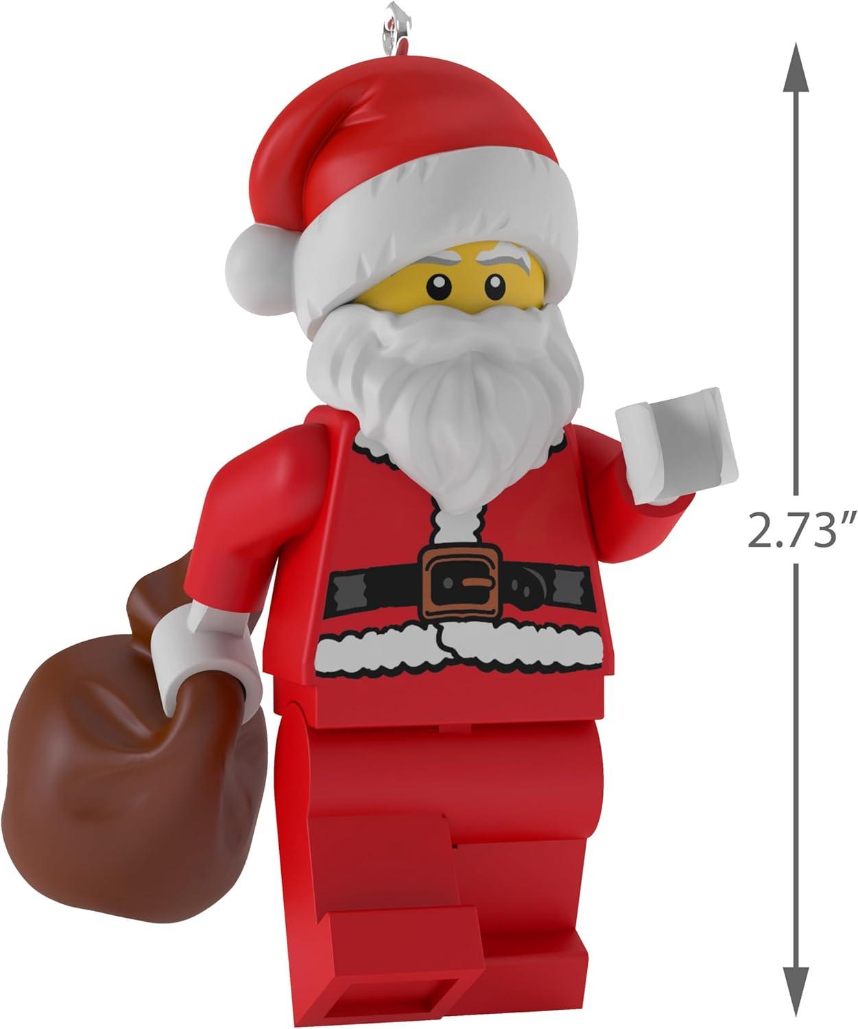 image:imageHallmark Keepsake Christmas Ornament Brick Suit Girl LEGO Minifigure Gifts for LEGO FansSanta Claus LEGO Minifigure