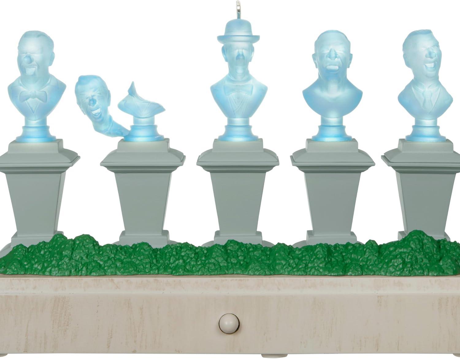 image:imageHallmark Keepsake Christmas Ornament Disney The Haunted Mansion Collection The Singing Busts With Light and Sound Gifts for Disney FansSinging Busts