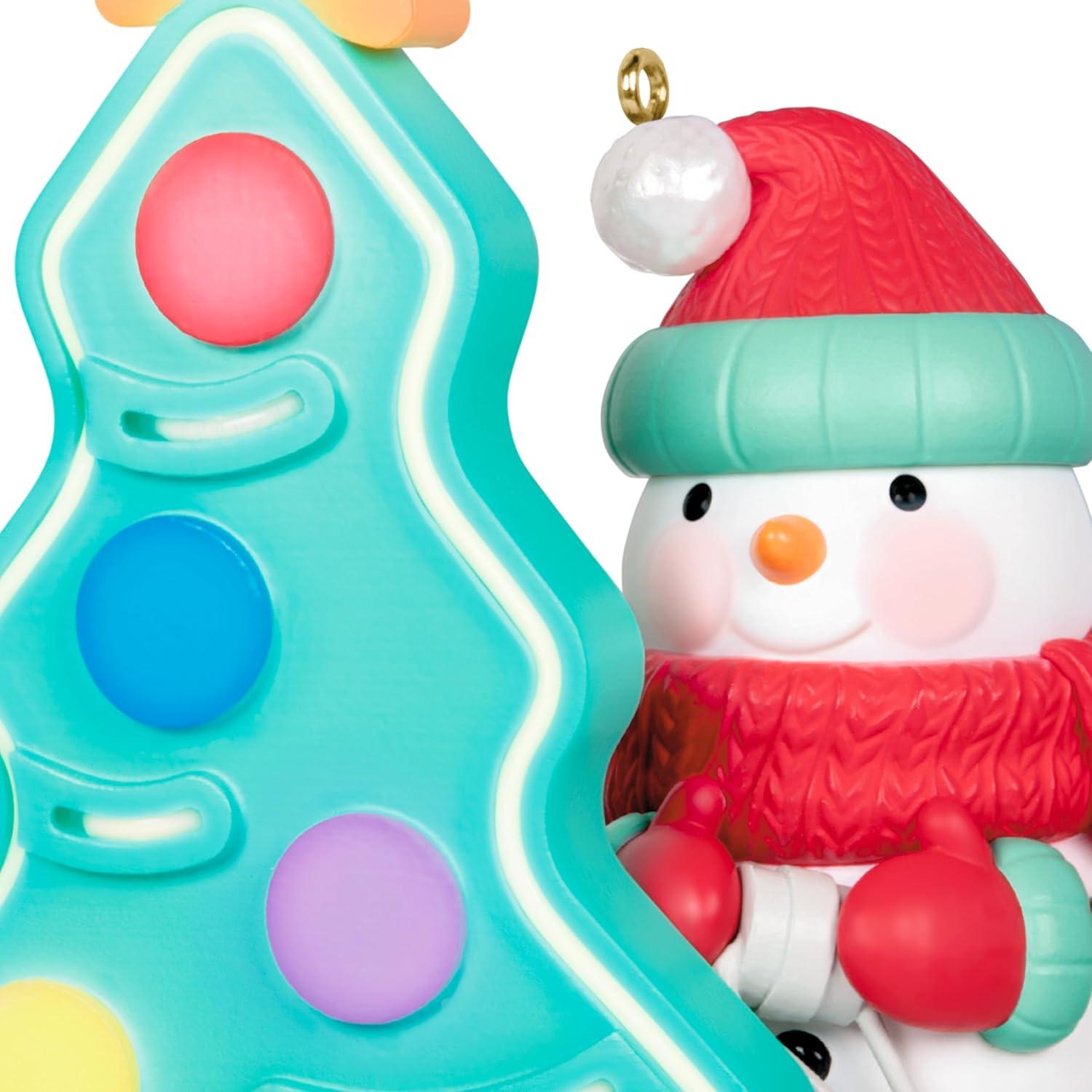 image:imageHallmark Keepsake Christmas Ornament Light It Up with Light Snowman Collectors Gifts2024 Light it Up