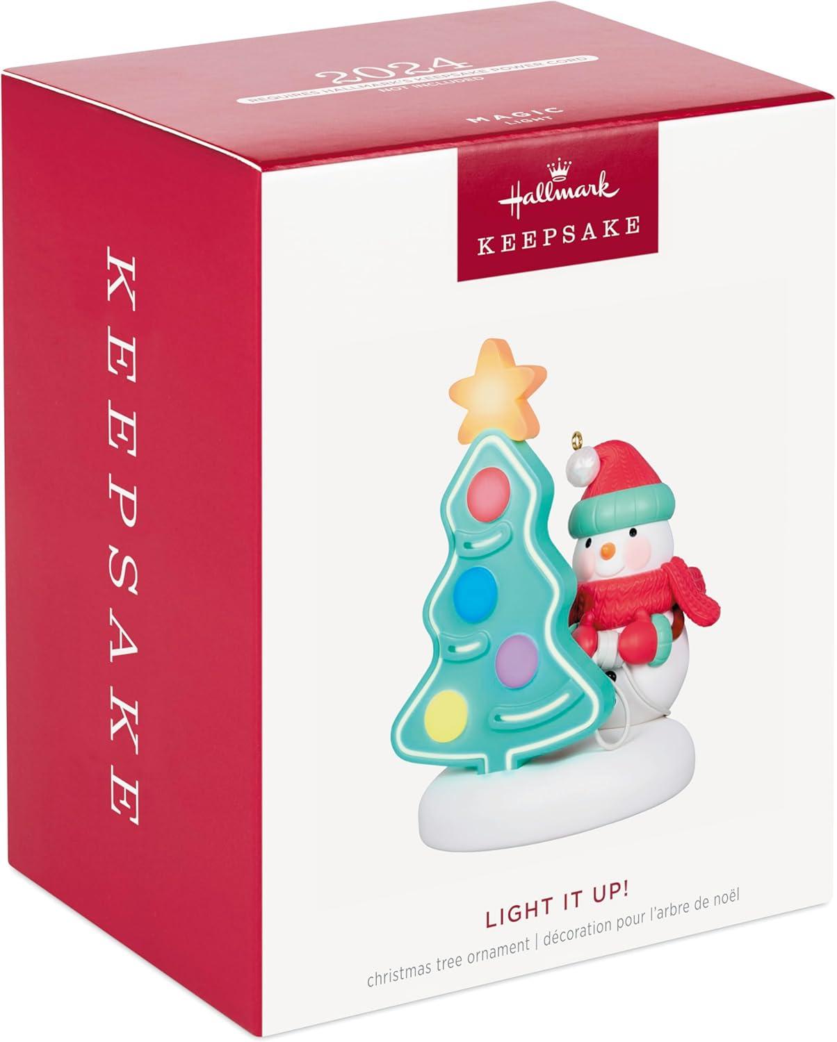 image:imageHallmark Keepsake Christmas Ornament Light It Up with Light Snowman Collectors Gifts2024 Light it Up