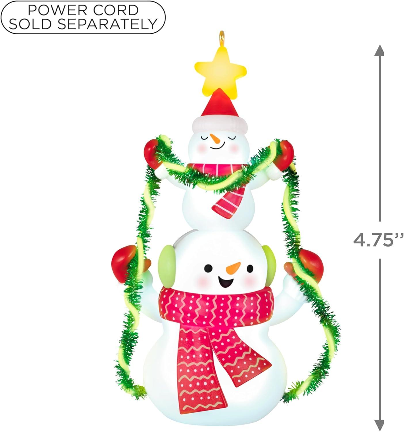 image:imageHallmark Keepsake Christmas Ornament Light It Up with Light Snowman Collectors Gifts2025 Light it Up