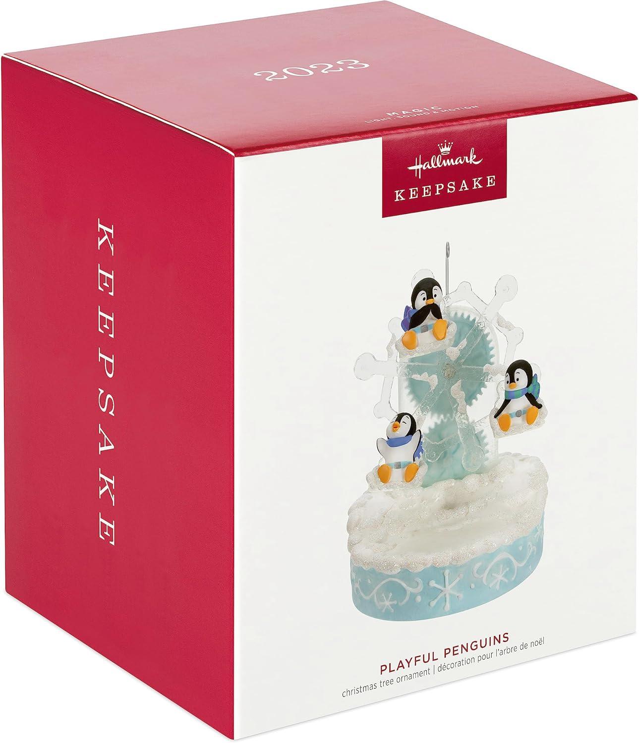image:imageHallmark Keepsake Christmas Ornament Playful Penguins Musical with Light and MotionPlayful Penguins on Ferris Wheel