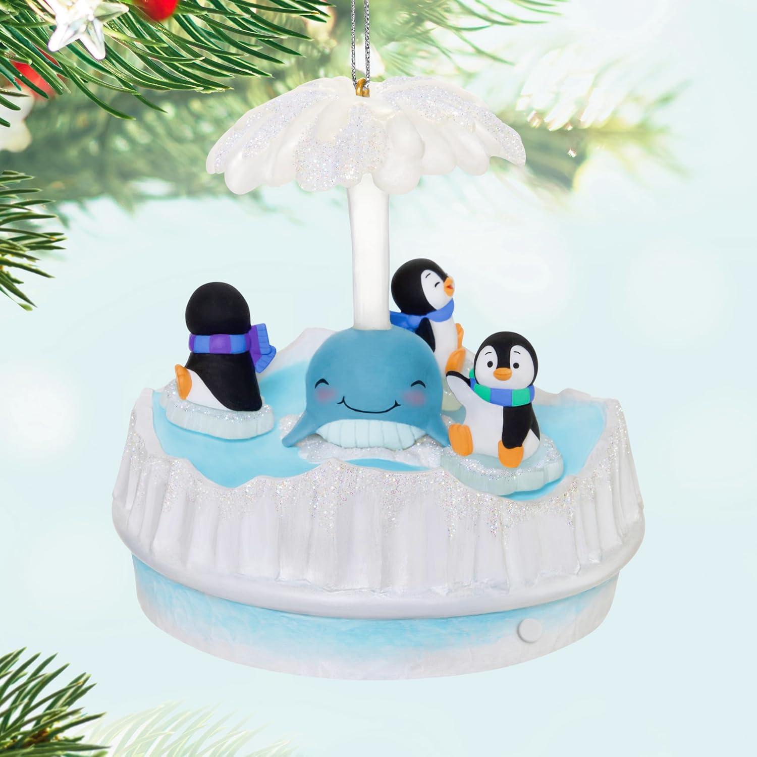 image:imageHallmark Keepsake Christmas Ornament Playful Penguins Musical with Light and MotionPlayful Penguins with Whale
