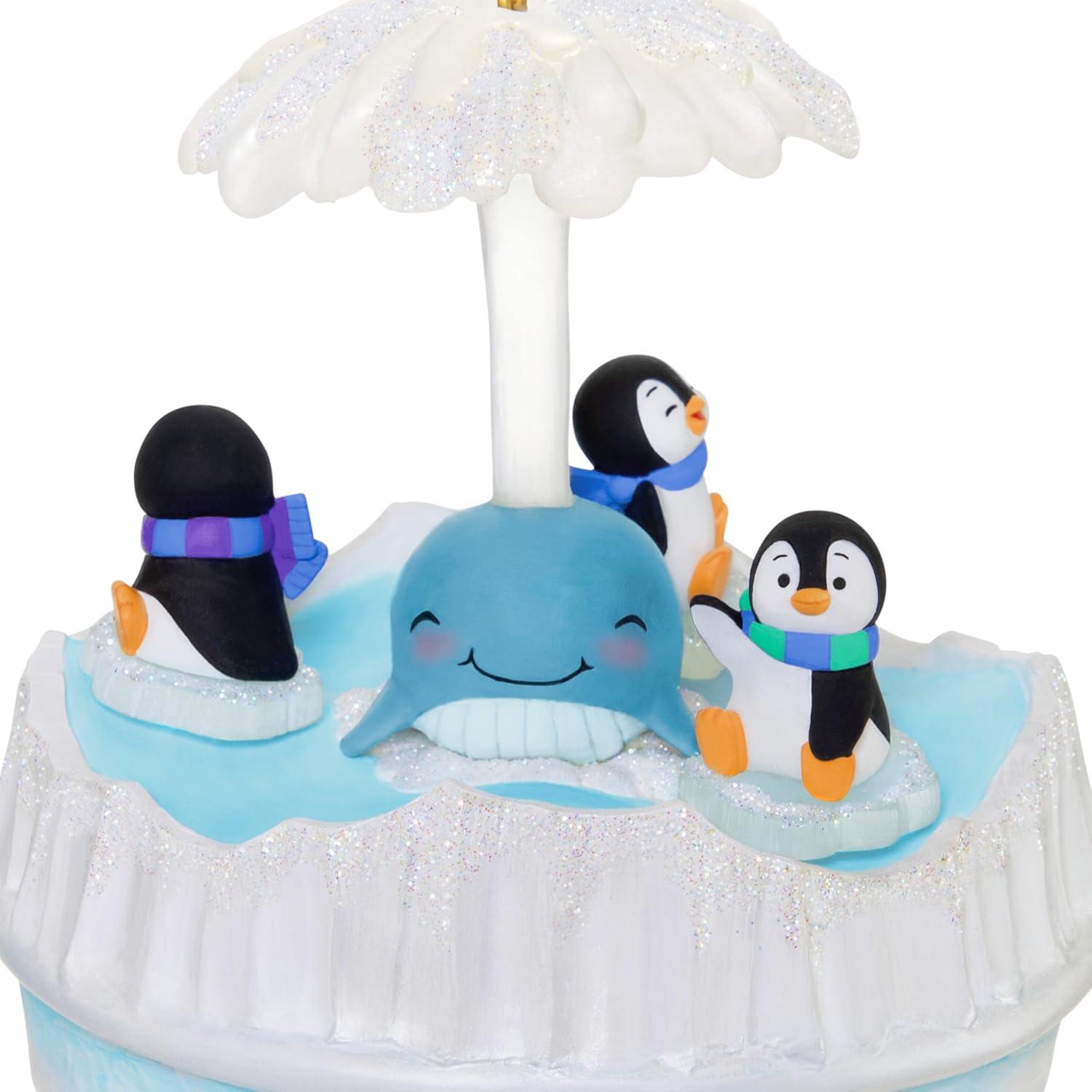 image:imageHallmark Keepsake Christmas Ornament Playful Penguins Musical with Light and MotionPlayful Penguins with Whale