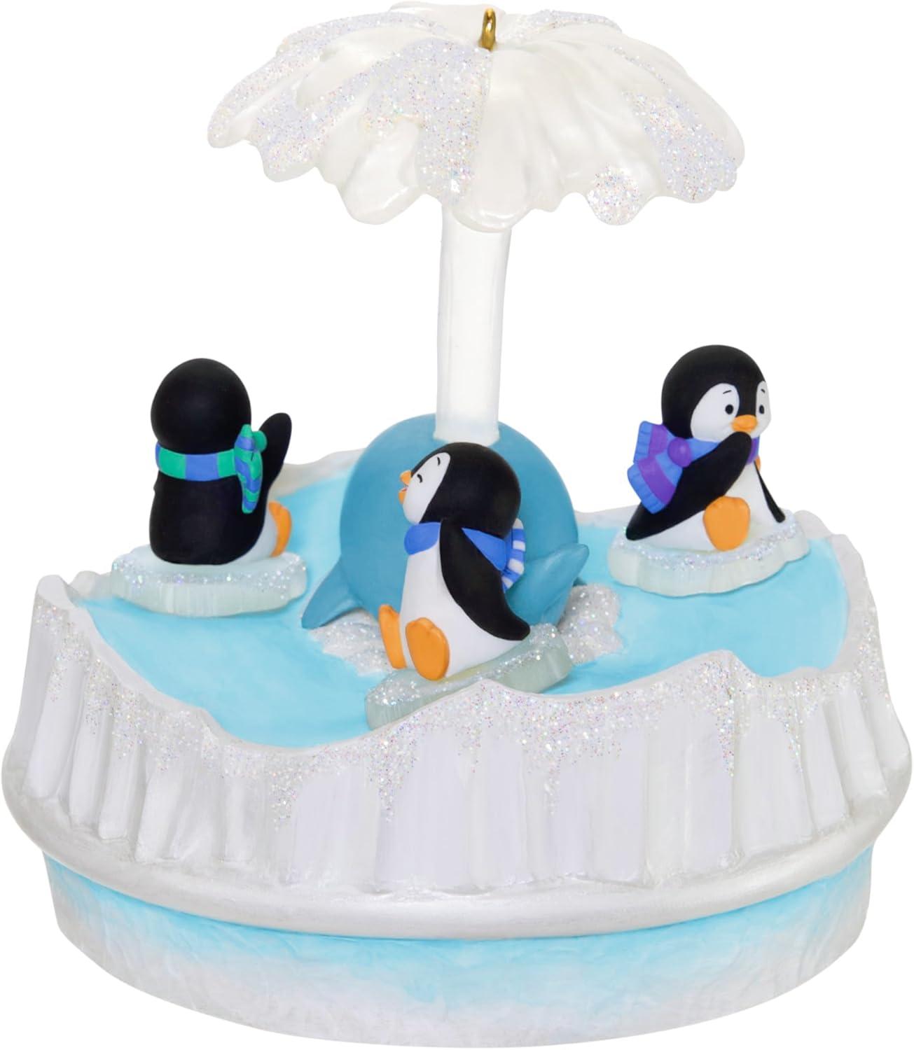image:imageHallmark Keepsake Christmas Ornament Playful Penguins Musical with Light and MotionPlayful Penguins with Whale