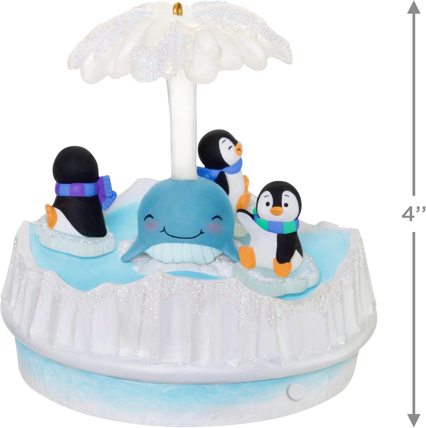 image:imageHallmark Keepsake Christmas Ornament Playful Penguins Musical with Light and MotionPlayful Penguins with Whale