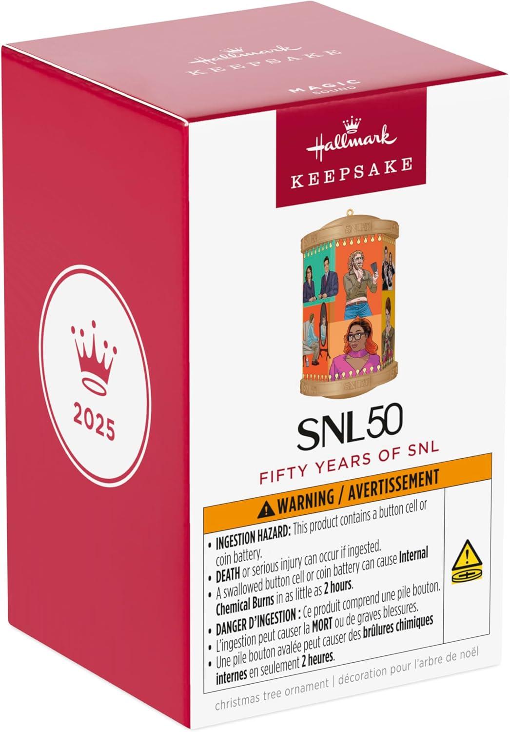 image:imageHallmark Keepsake Christmas Ornament Saturday Night Live Fifty Years of SNL with Sound TV Show GiftsSaturday Night Live