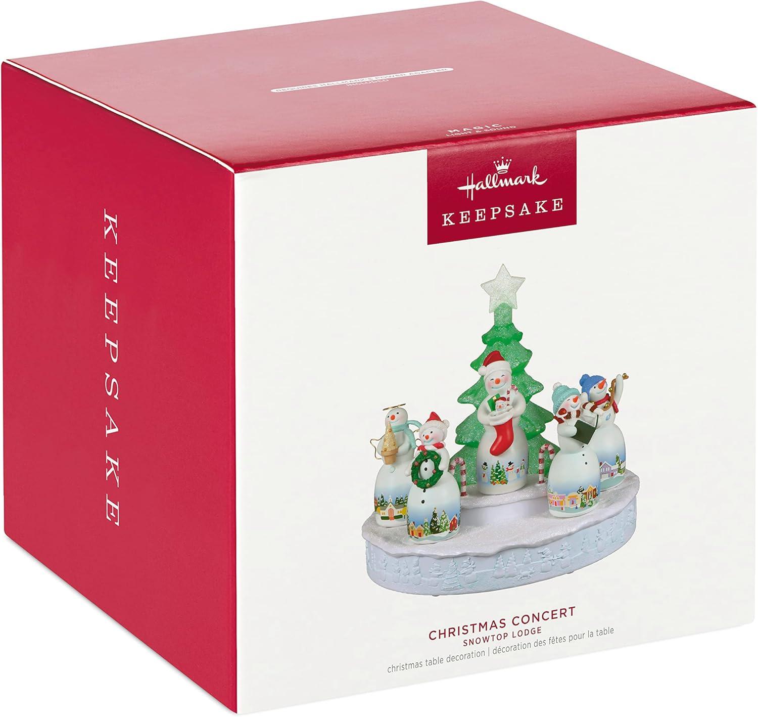 image:imageHallmark Keepsake Christmas Tabletop Decoration 2025 Up on the Housetop Musical With Light and Motion Christmas DecorationsSnowtop Lodge