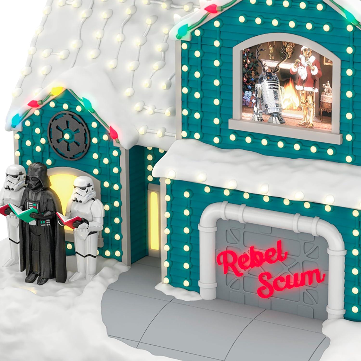 image:imageHallmark Keepsake Christmas Tabletop Decoration 2025 Up on the Housetop Musical With Light and Motion Christmas DecorationsThe Merriest House