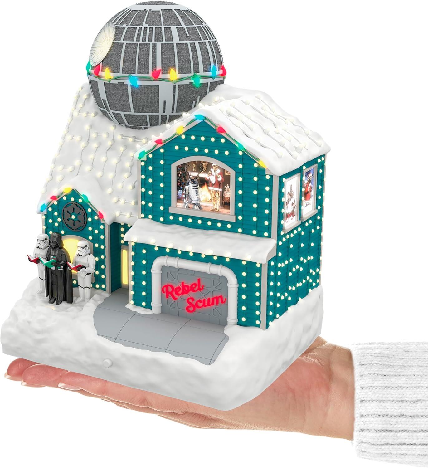 image:imageHallmark Keepsake Christmas Tabletop Decoration 2025 Up on the Housetop Musical With Light and Motion Christmas DecorationsThe Merriest House