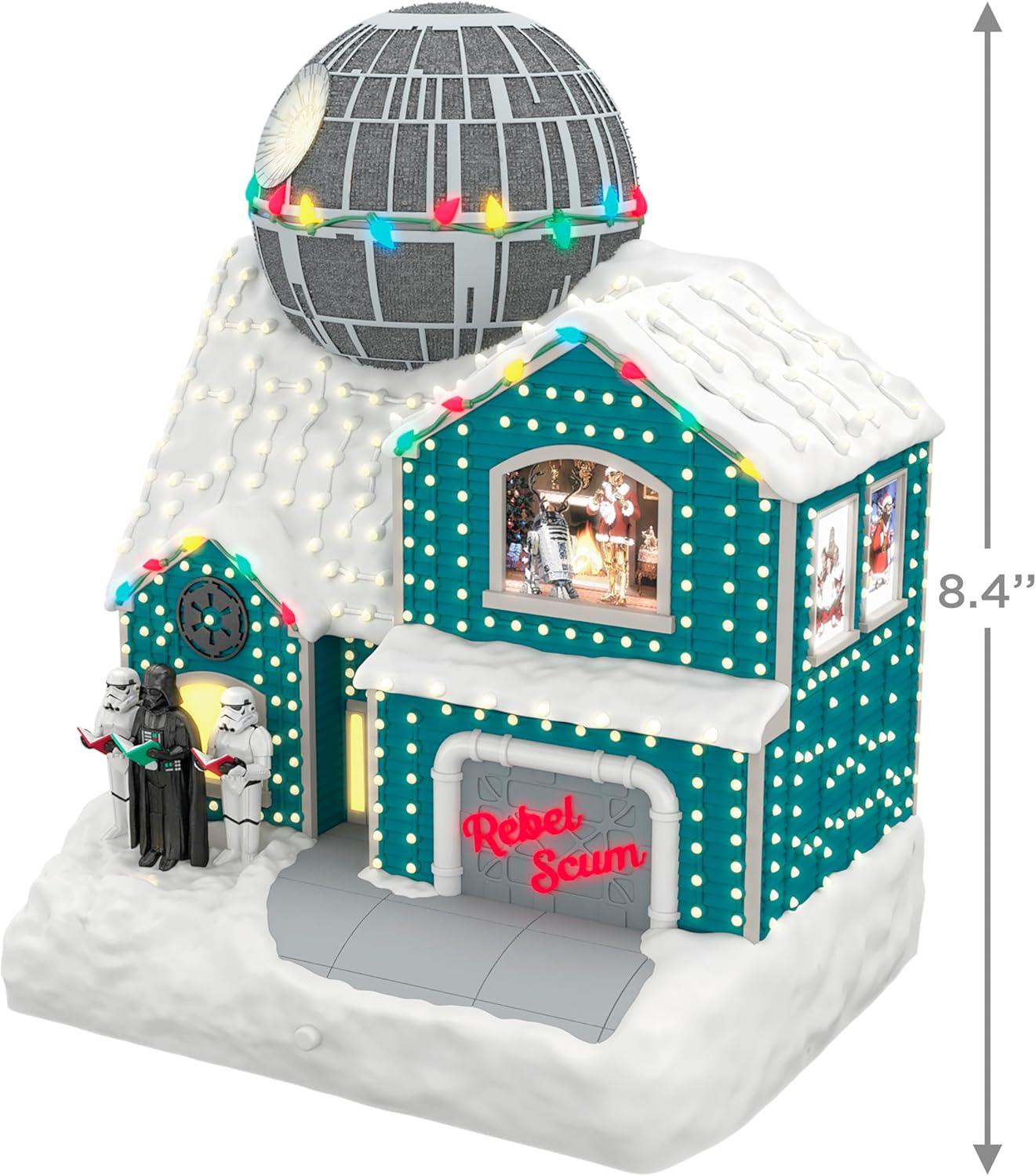 image:imageHallmark Keepsake Christmas Tabletop Decoration 2025 Up on the Housetop Musical With Light and Motion Christmas DecorationsThe Merriest House