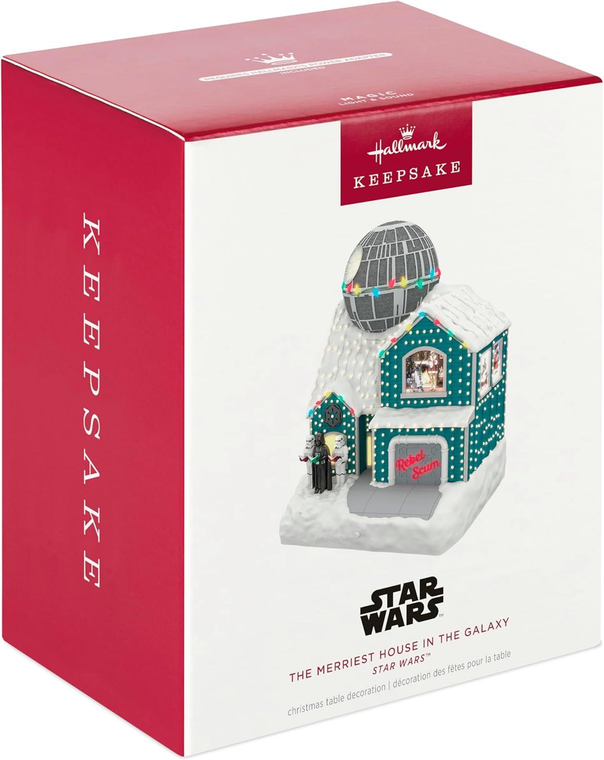 image:imageHallmark Keepsake Christmas Tabletop Decoration 2025 Up on the Housetop Musical With Light and Motion Christmas DecorationsThe Merriest House