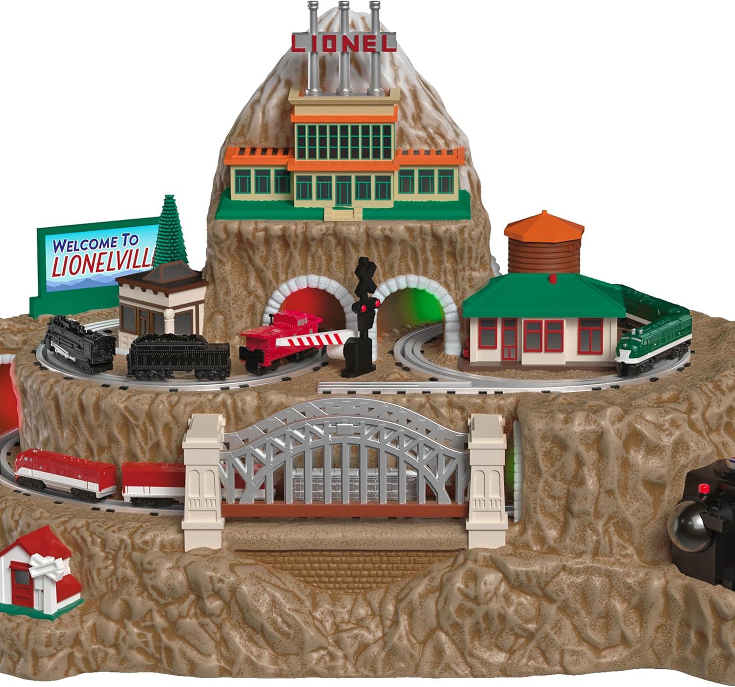 image:imageHallmark Keepsake Christmas Tabletop Decoration Lionel Trains Lionelville with Light Sound and Motion Gifts for Train LoversLionelville