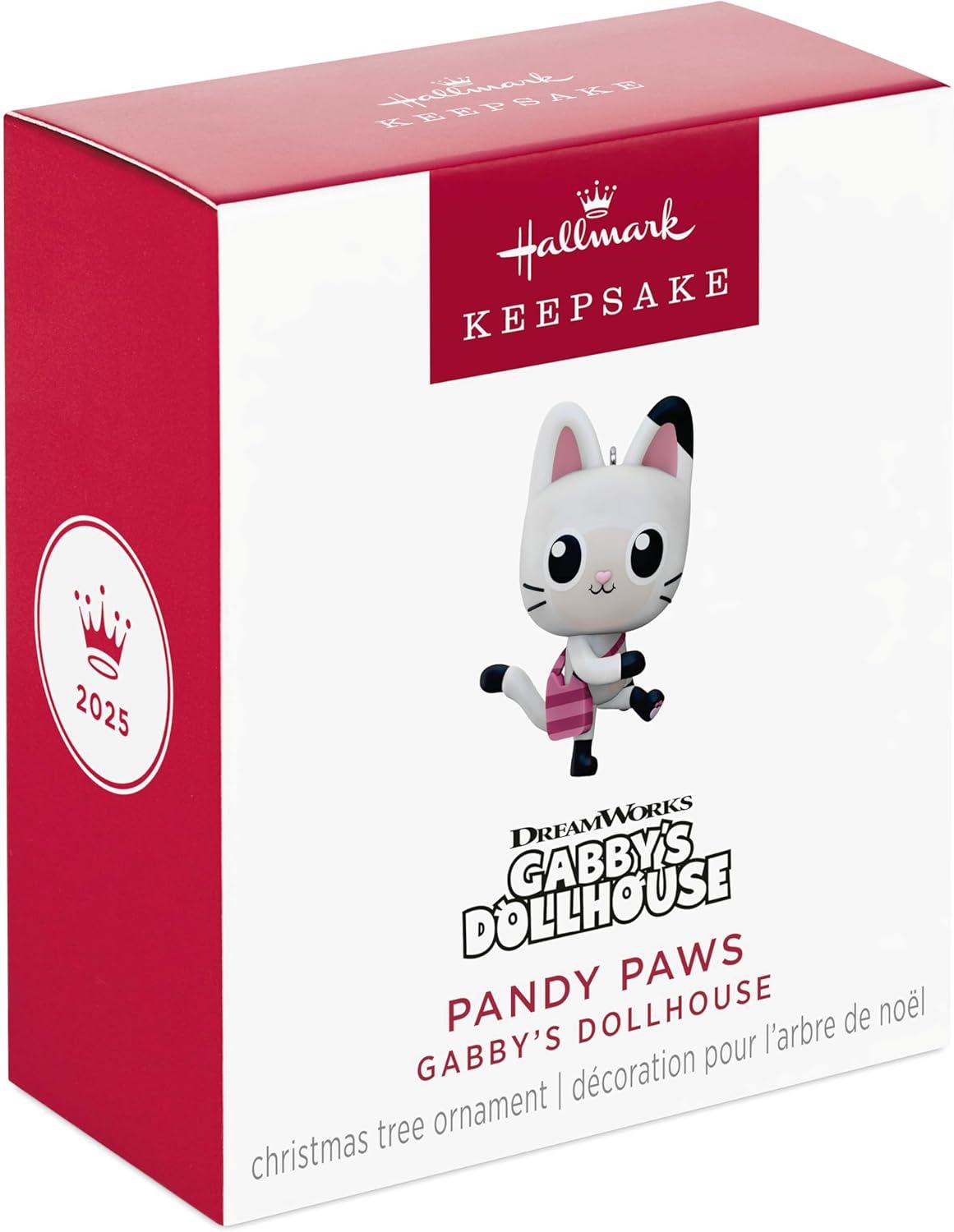 image:imageHallmark Keepsake Gabbys Dollhouse Mini Christmas Ornament Pandy Paws 125 Tiny Ornament for Tabletop TreePandy Paws