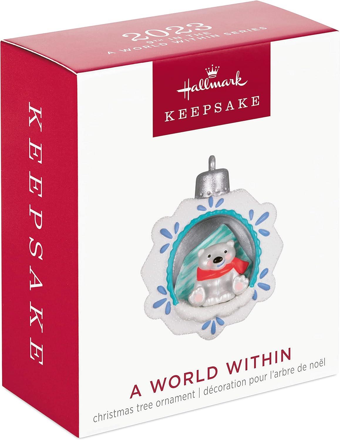 image:imageHallmark Keepsake Mini Christmas Ornament A World Within 15 Tiny Ornament for Tabletop Tree2023 A World Within