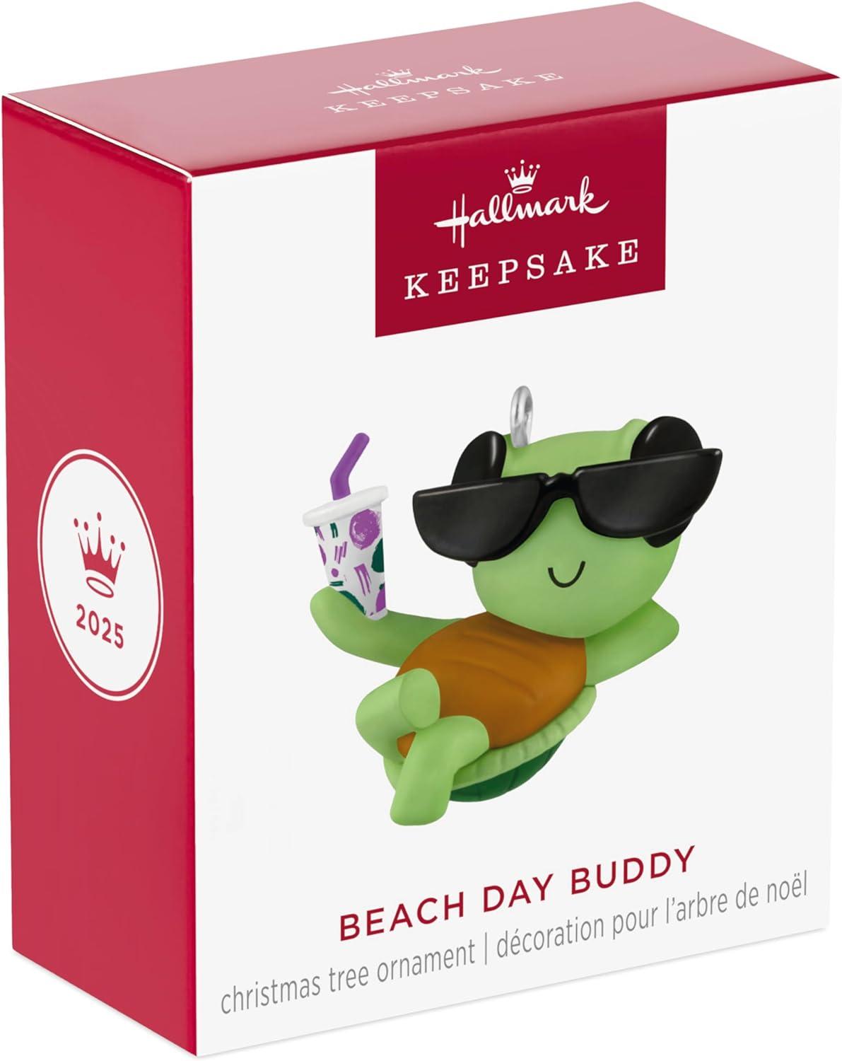 image:imageHallmark Keepsake Mini Christmas Ornament Beach Day Buddy 075 Tiny Ornament for Tabletop TreeBeach Day Buddy