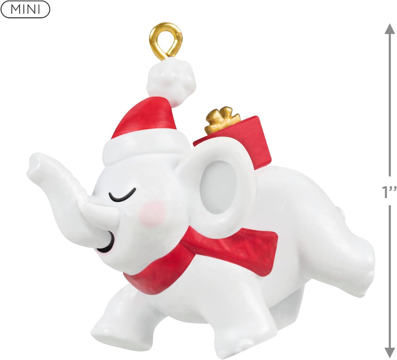 image:imageHallmark Keepsake Mini Christmas Ornament Beach Day Buddy 075 Tiny Ornament for Tabletop TreeFestive White Elephant