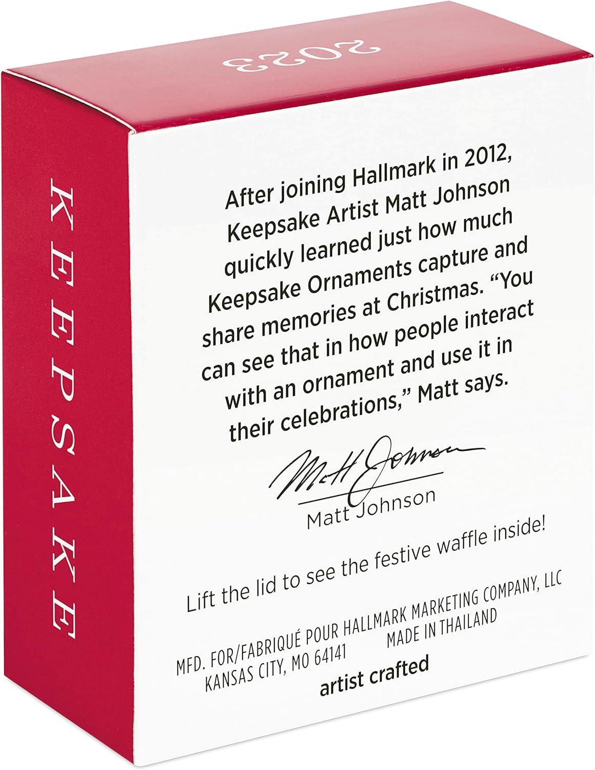 image:imageHallmark Keepsake Mini Christmas Ornament Beach Day Buddy 075 Tiny Ornament for Tabletop TreeWhimsical Waffles