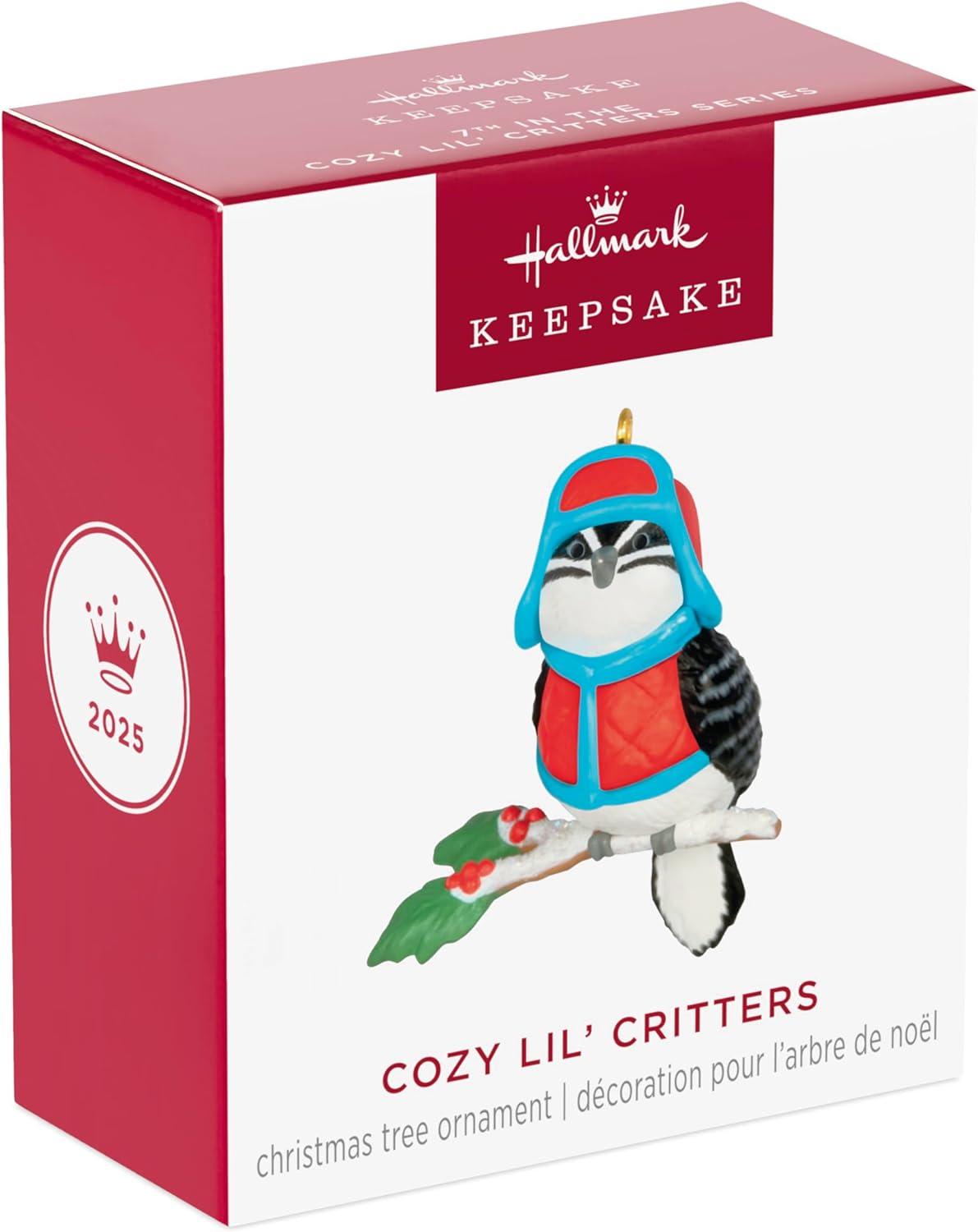image:imageHallmark Keepsake Mini Christmas Ornament Cozy Lil Critters 1 Tiny Ornament for Tabletop Tree2025 Cozy Lil Critters