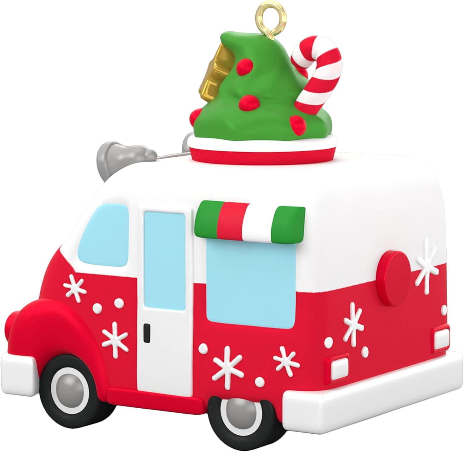 image:imageHallmark Keepsake Mini Christmas Ornament Two Scoops of Fun 075 Tiny Ornament for Tabletop TreeFestive Frozen Treats
