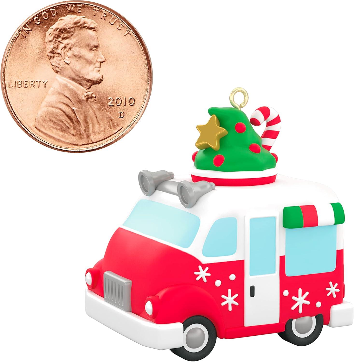 image:imageHallmark Keepsake Mini Christmas Ornament Two Scoops of Fun 075 Tiny Ornament for Tabletop TreeFestive Frozen Treats