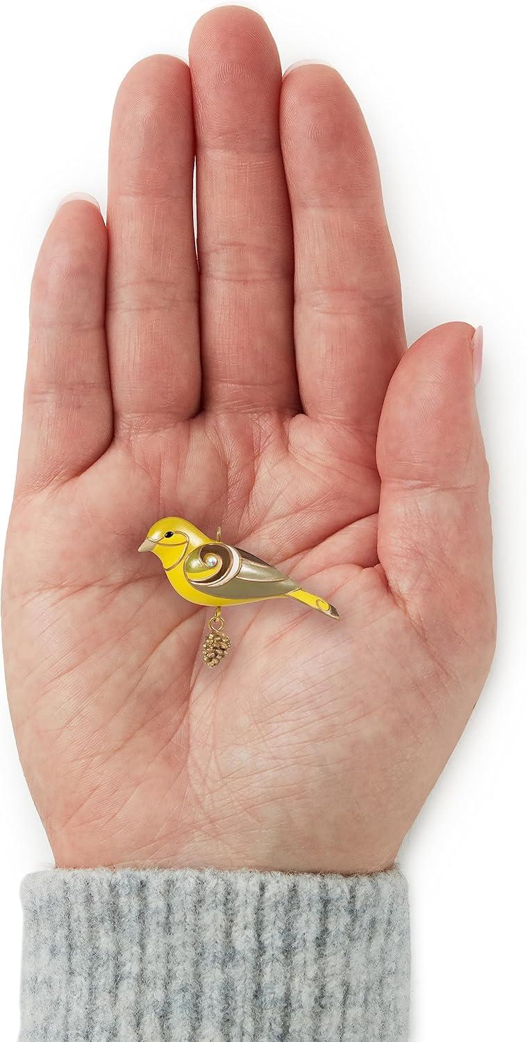 image:imageHallmark Keepsake Mini Christmas Ornament Two Scoops of Fun 075 Tiny Ornament for Tabletop TreeMini Lady Western Tanager
