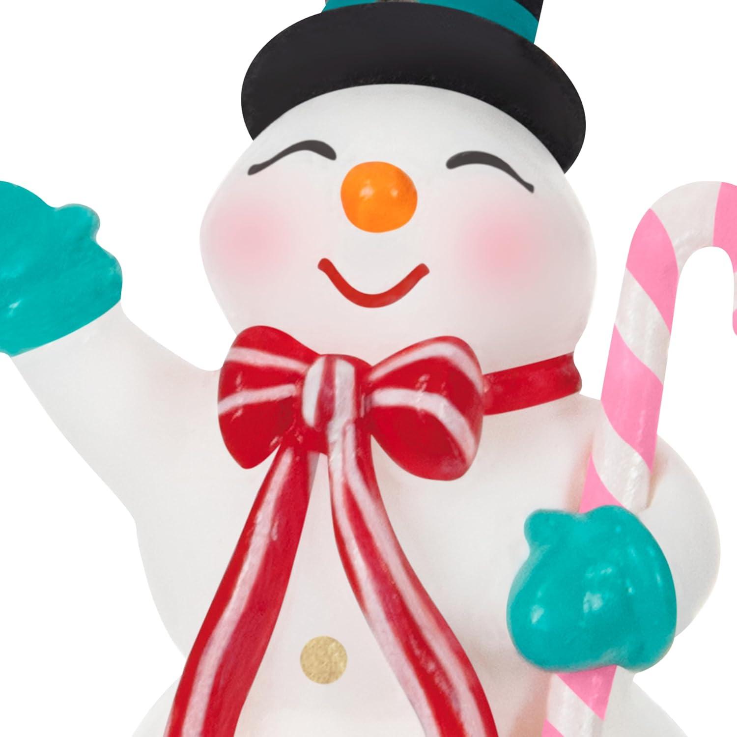 image:imageHallmark Keepsake Mini Christmas Ornament Two Scoops of Fun 075 Tiny Ornament for Tabletop TreeNostalgic Snowman