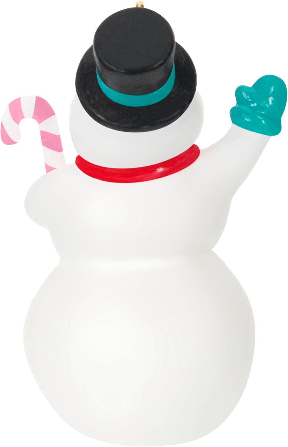 image:imageHallmark Keepsake Mini Christmas Ornament Two Scoops of Fun 075 Tiny Ornament for Tabletop TreeNostalgic Snowman