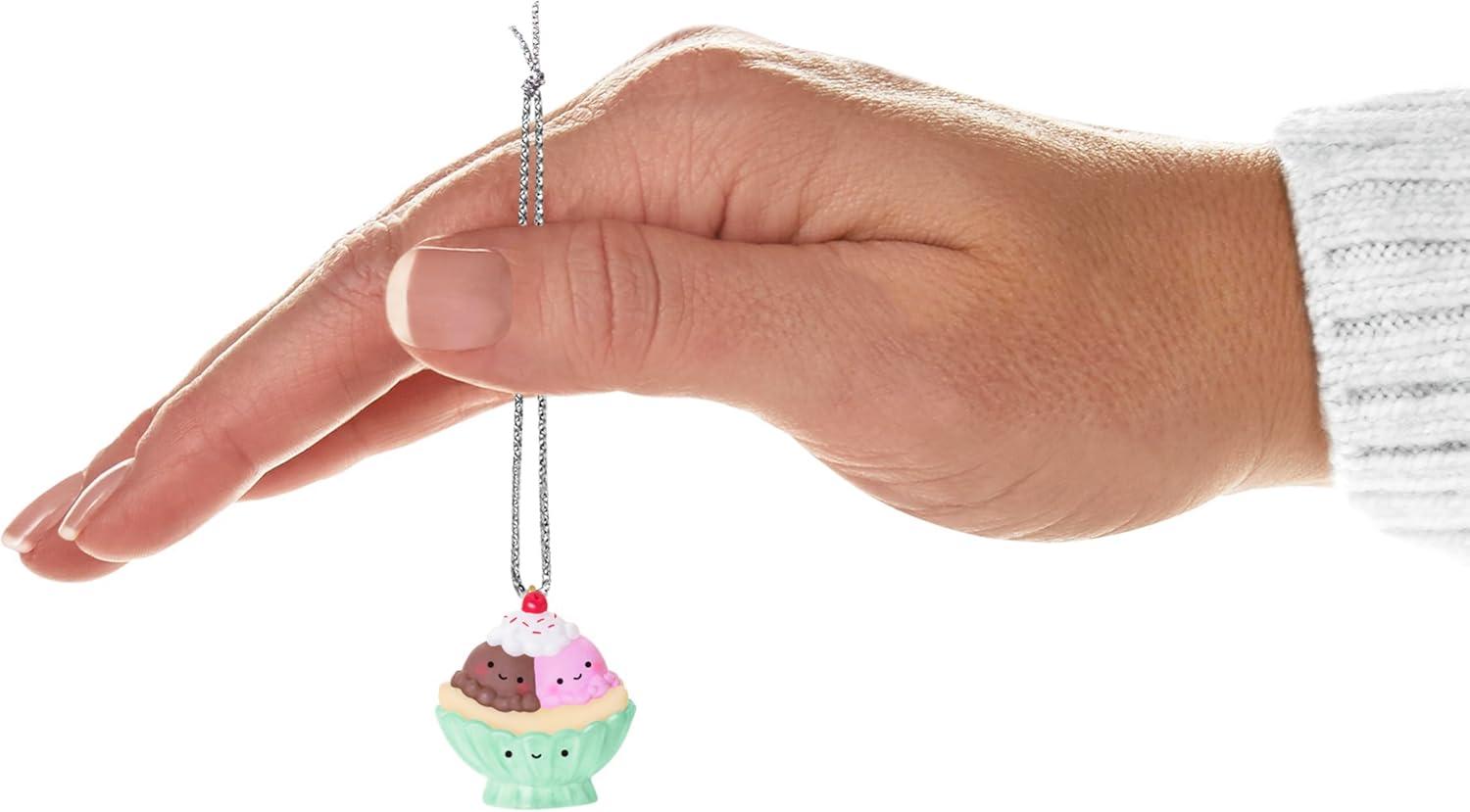 image:imageHallmark Keepsake Mini Christmas Ornament Two Scoops of Fun 075 Tiny Ornament for Tabletop TreeTwo Scoops of Fun