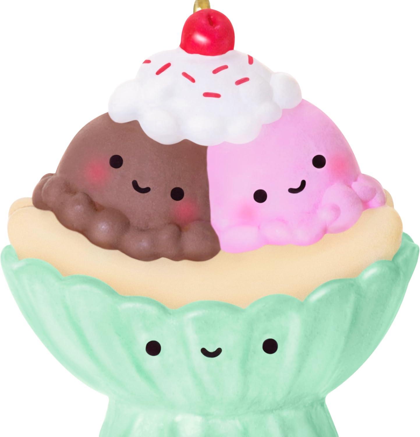 image:imageHallmark Keepsake Mini Christmas Ornament Two Scoops of Fun 075 Tiny Ornament for Tabletop TreeTwo Scoops of Fun