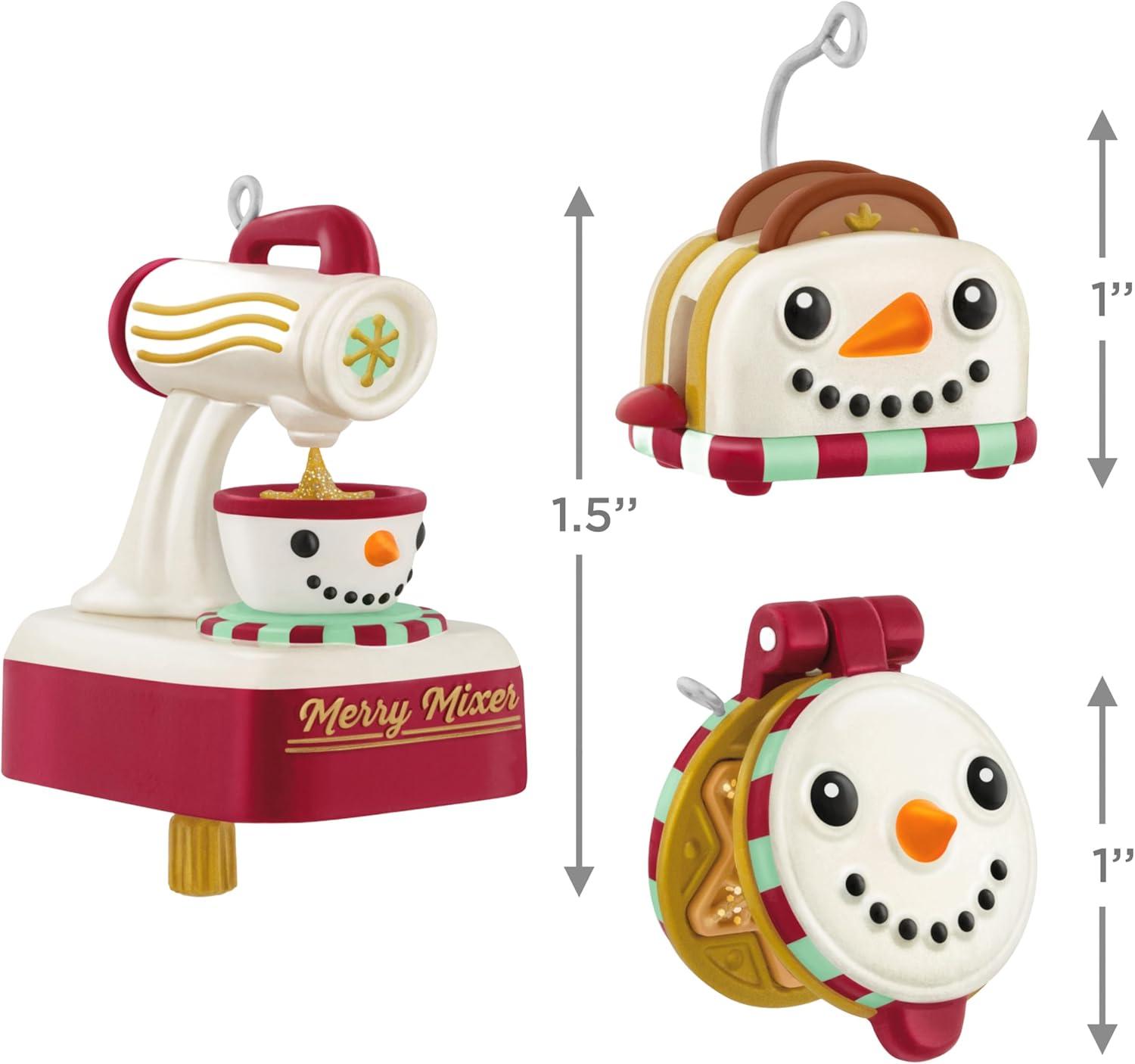 image:imageHallmark Keepsake Mini Christmas Ornaments 2025 Cooking Up Christmas Set of 3 Food GiftsCooking Up Christmas